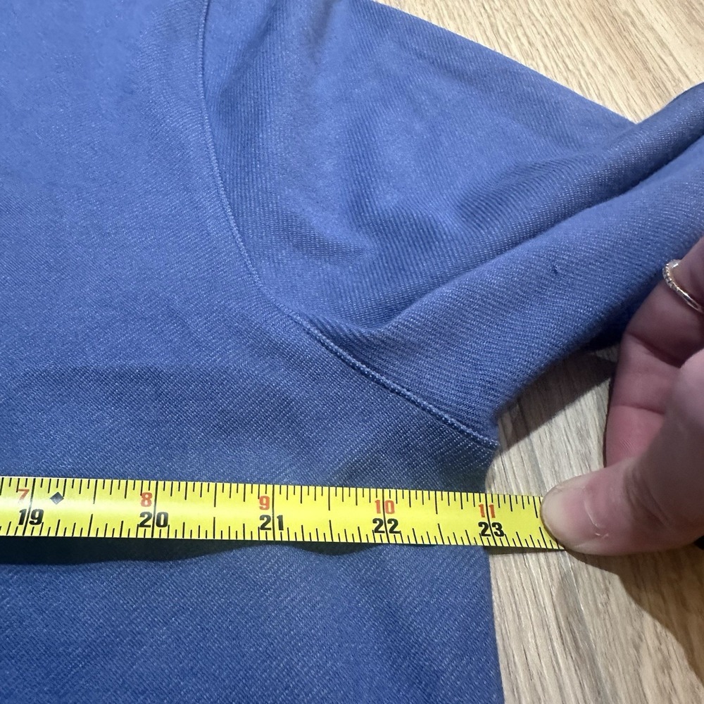 Twillory Sweater Mens Sz XL Blue 1/4 Zip Long Sleeve Top Performance Mock Neck - Picture 5 of 7